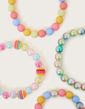 4-Pack Beaded Bracelets, , large