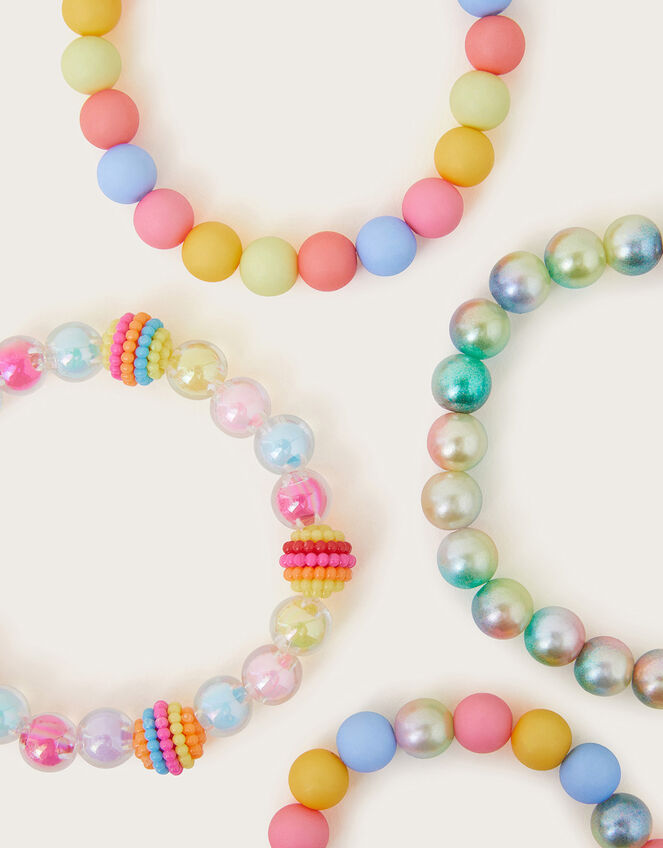 4-Pack Beaded Bracelets, , large