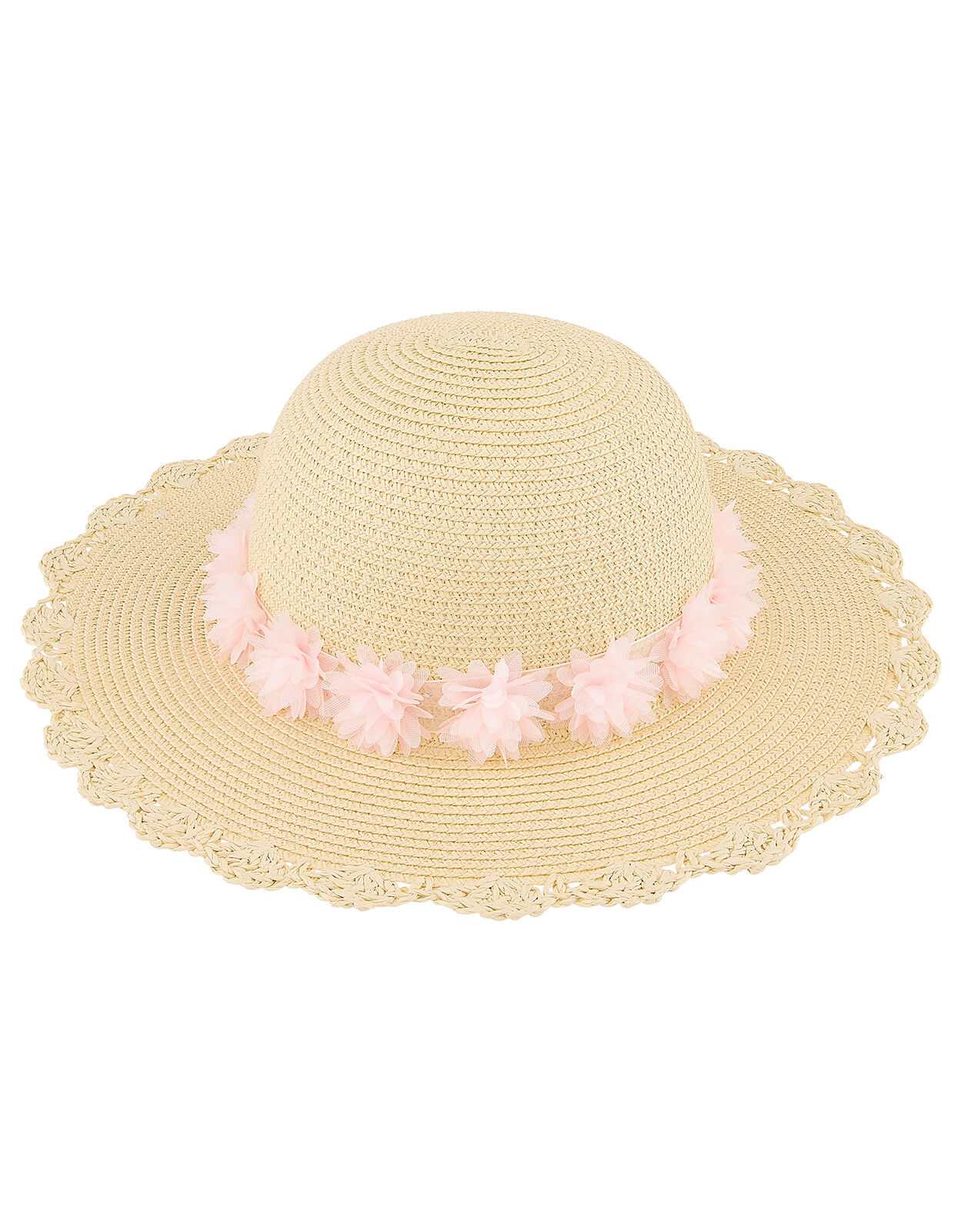 floppy hat with flowers