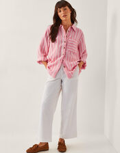 Harper Regular Wide Leg Jeans, Ecru (ECRU), large