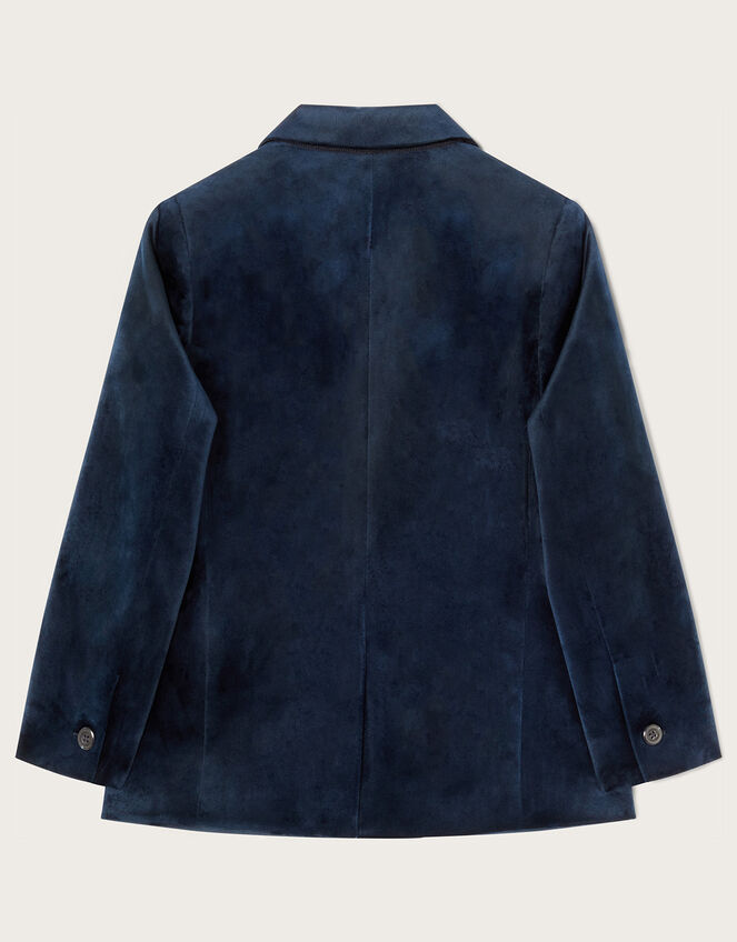 Velvet Smart Blazer, Blue (NAVY), large
