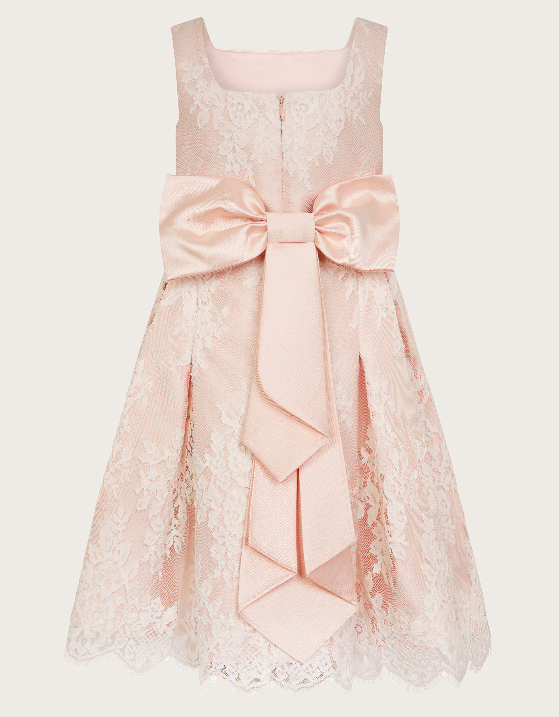 Monsoon pink lace dress top