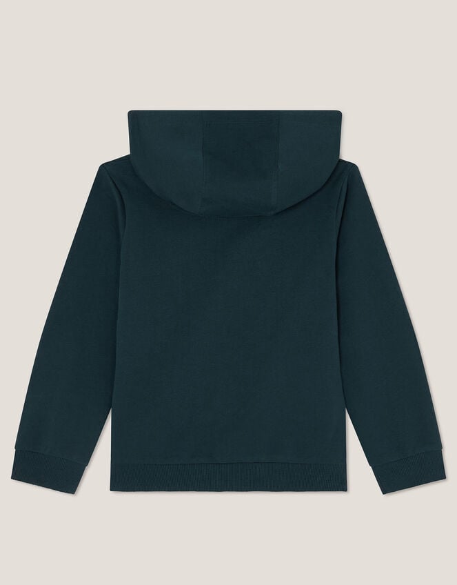 Iguana Long Sleeve Hoodie, Blue (NAVY), large