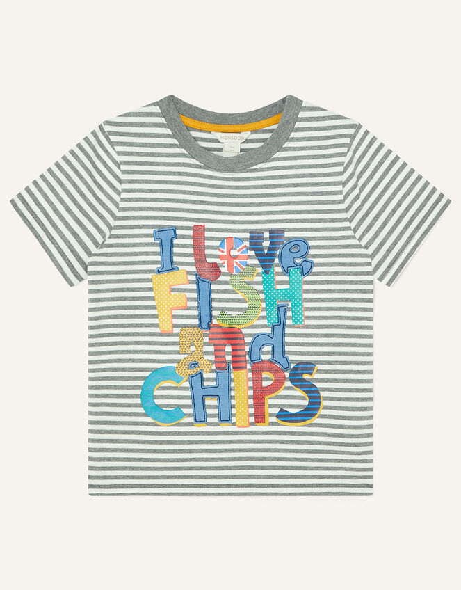I Love Fish and Chips T-Shirt, Multi (MULTI), large