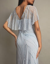 Sienna Embellished Maxi Dress, CLOUD, large