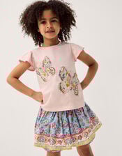 Adara Floral Print Skort, Blue (BLUE), large