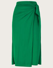 Winnie Wrap Midi Skirt, Green (GREEN), large
