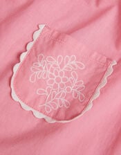 Baby Broderie Romper, Pink (PINK), large