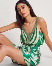 Posy Print Cami, Green (GREEN), large