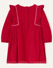 Baby Robin Cord Dress, Red (RED), large