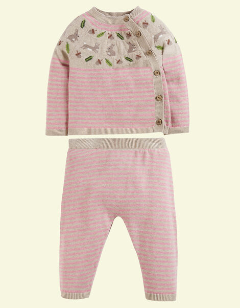 Frugi Kerry Kimono Set, Pink (PINK), large