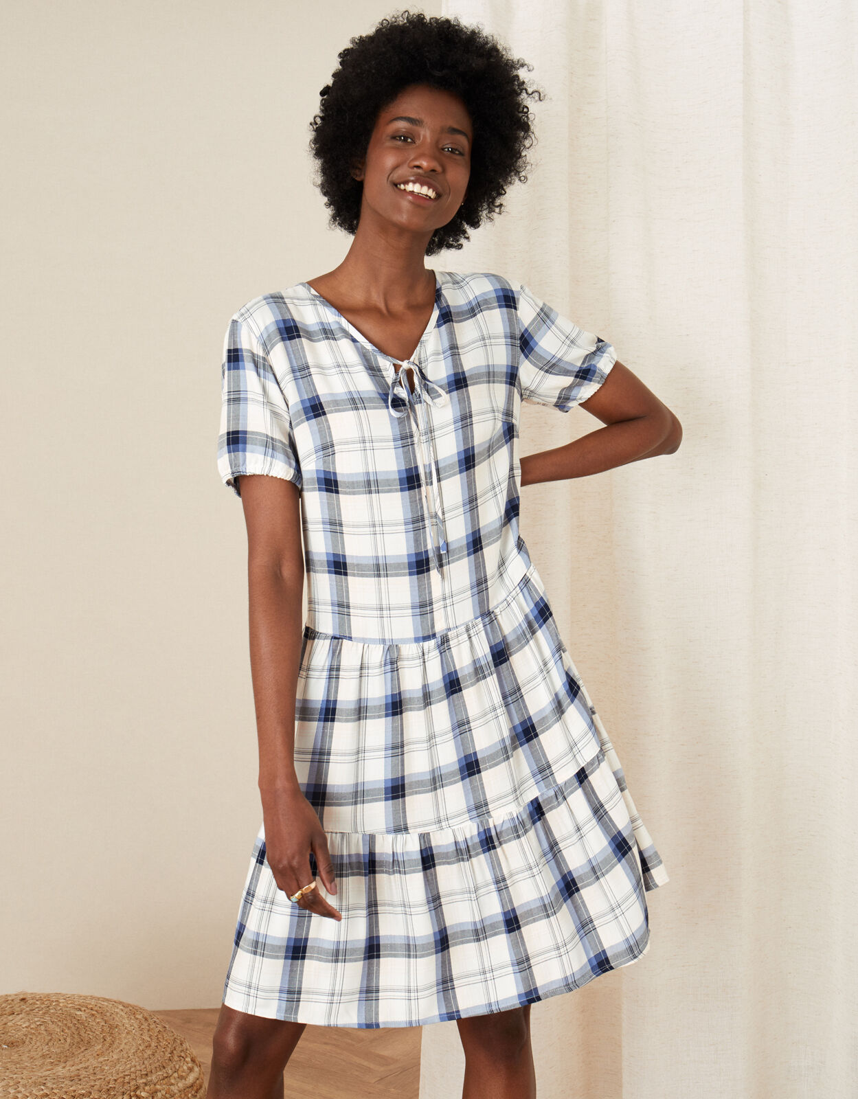 Ivory tunic dress hotsell