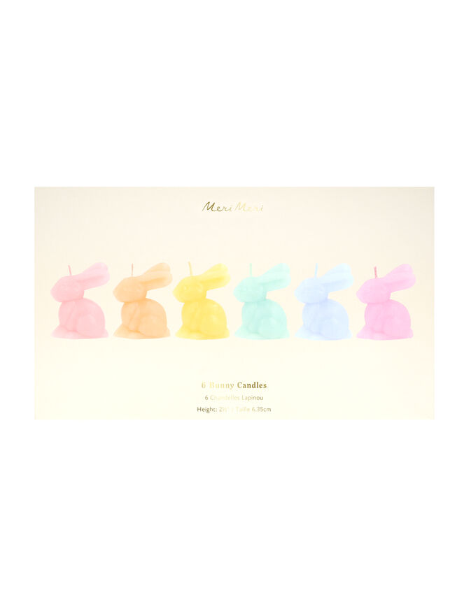 Meri Meri 6-Pack Mini Bunny Candles, , large