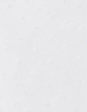 Baby Polka Dot Tights, White (WHITE), large