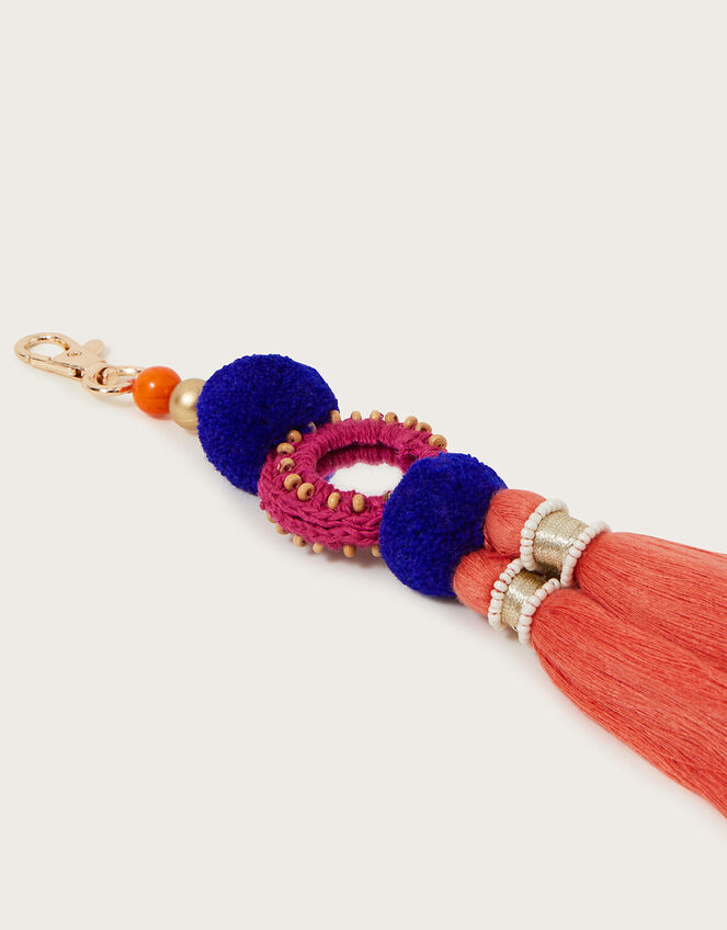 Large Tassel Keyring, , large