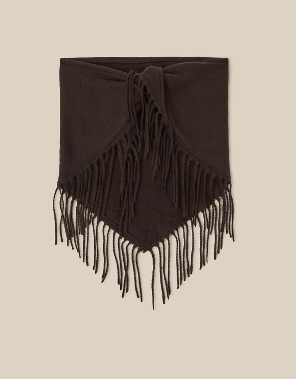 Beatrice Knit Triangle Scarf, , large