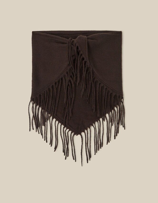Beatrice Knit Triangle Scarf, , large