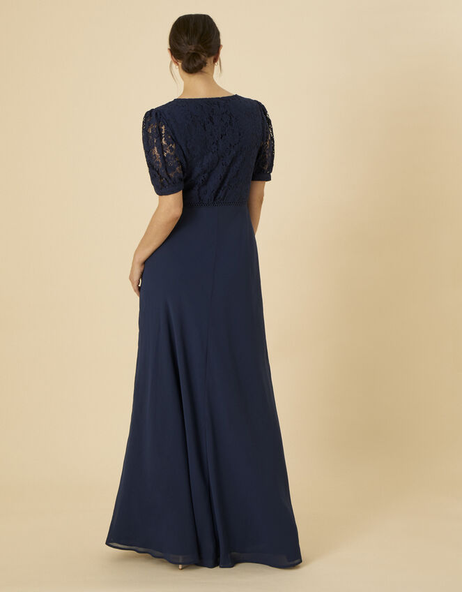 Laura Lace Maxi Dress, Blue (NAVY), large