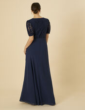 Laura Lace Maxi Dress, Blue (NAVY), large