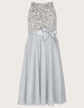 Truth Sequin Occasion Dress , Gray (GREY), large