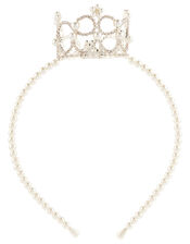 Hayley Pearl and Sparkle Crown Headband, , large