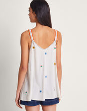 Felicity Embroidered Cami, Ivory (IVORY), large