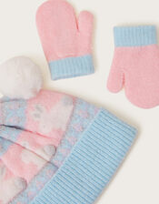 Baby Bunny Fair Isle Hat and Gloves Set, Multi (MULTI), large