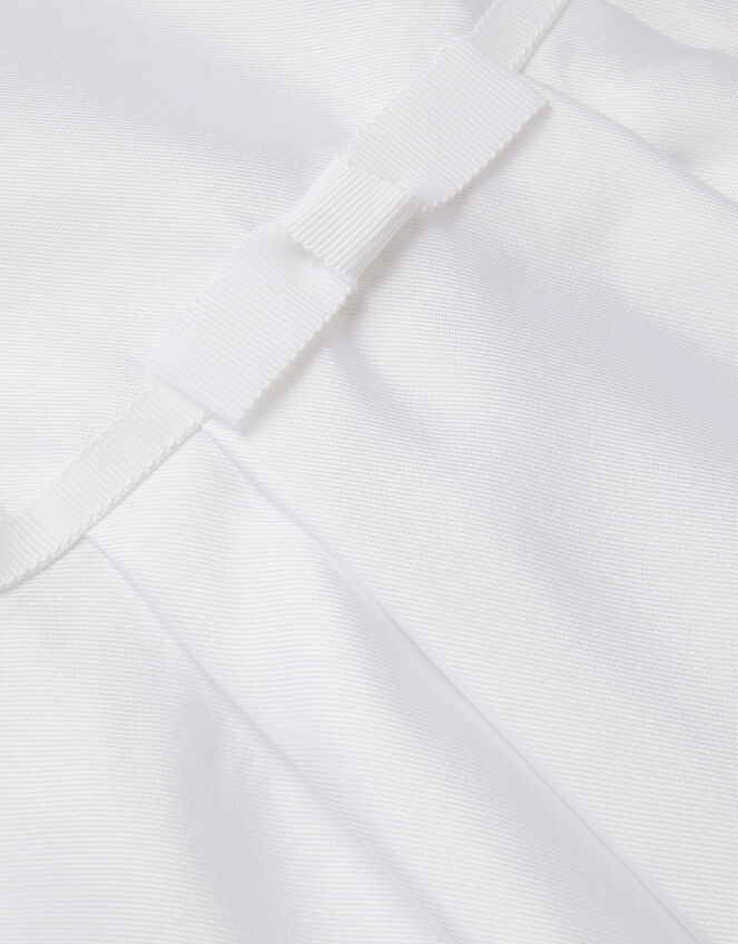 Sicily Pearl Collar Dress, White (WHITE), large