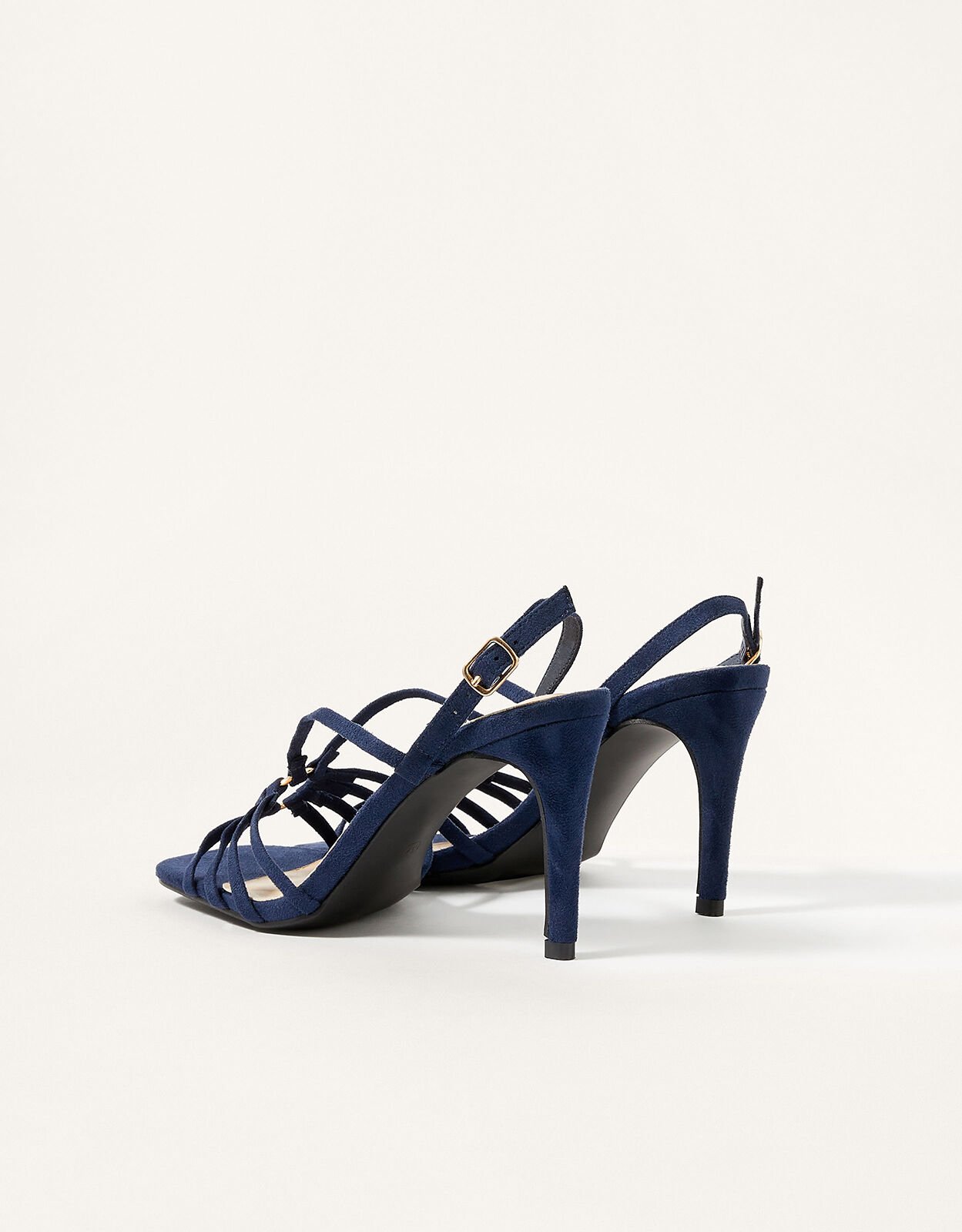 Barely There Ring Detail Heels Blue