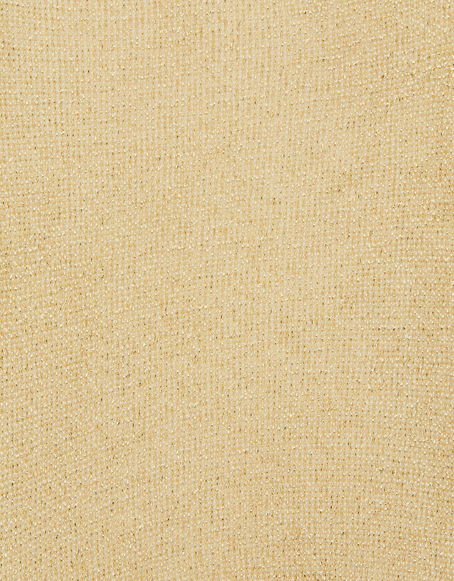 Girls Sparkly Nylon Tights, Gold (GOLD), large