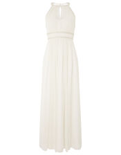 Eleanor Embellished Grecian Wedding Dress, Ivory (IVORY), large