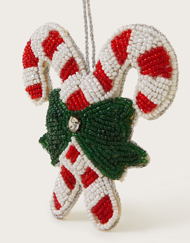 Embellished Candy Cane Christmas Tree Decoration, , large