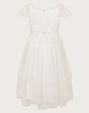 Theodora Embroidered Dress, Ivory (IVORY), large