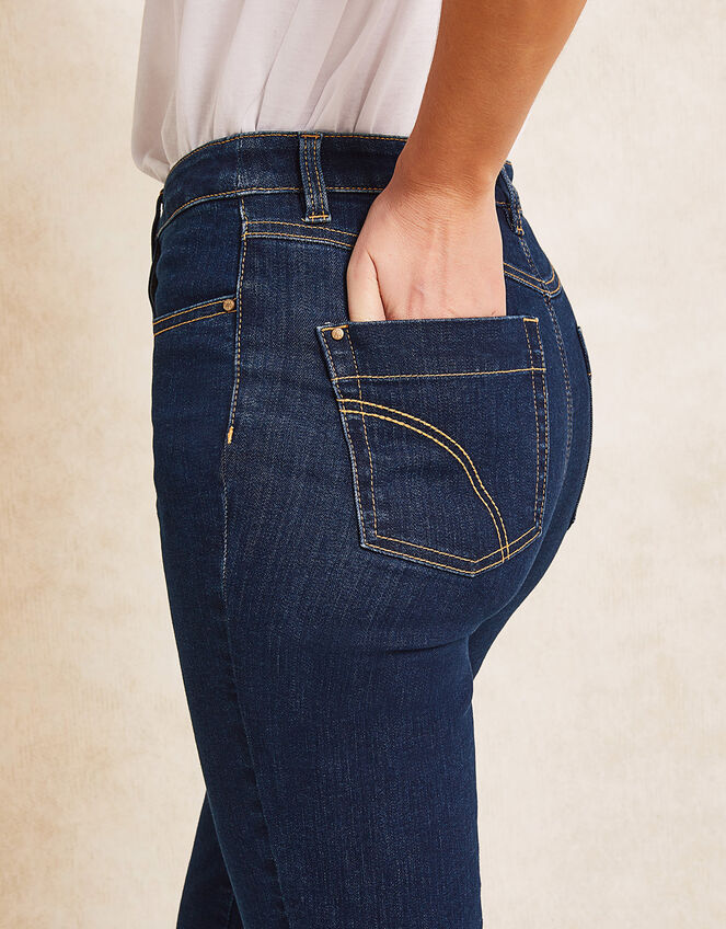 Safaia 7/8 Denim Jeans, Blue (DENIM BLUE), large
