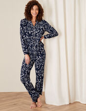 ARTISAN STUDIO Pyjama Set, Blue (NAVY), large