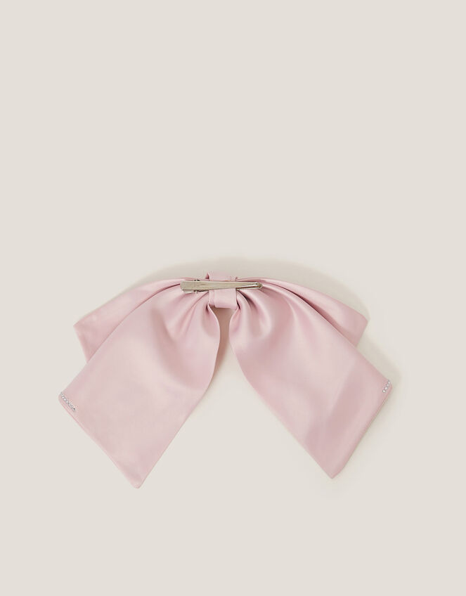 Waterfall Bow Hair Clip, Pink (PINK), large