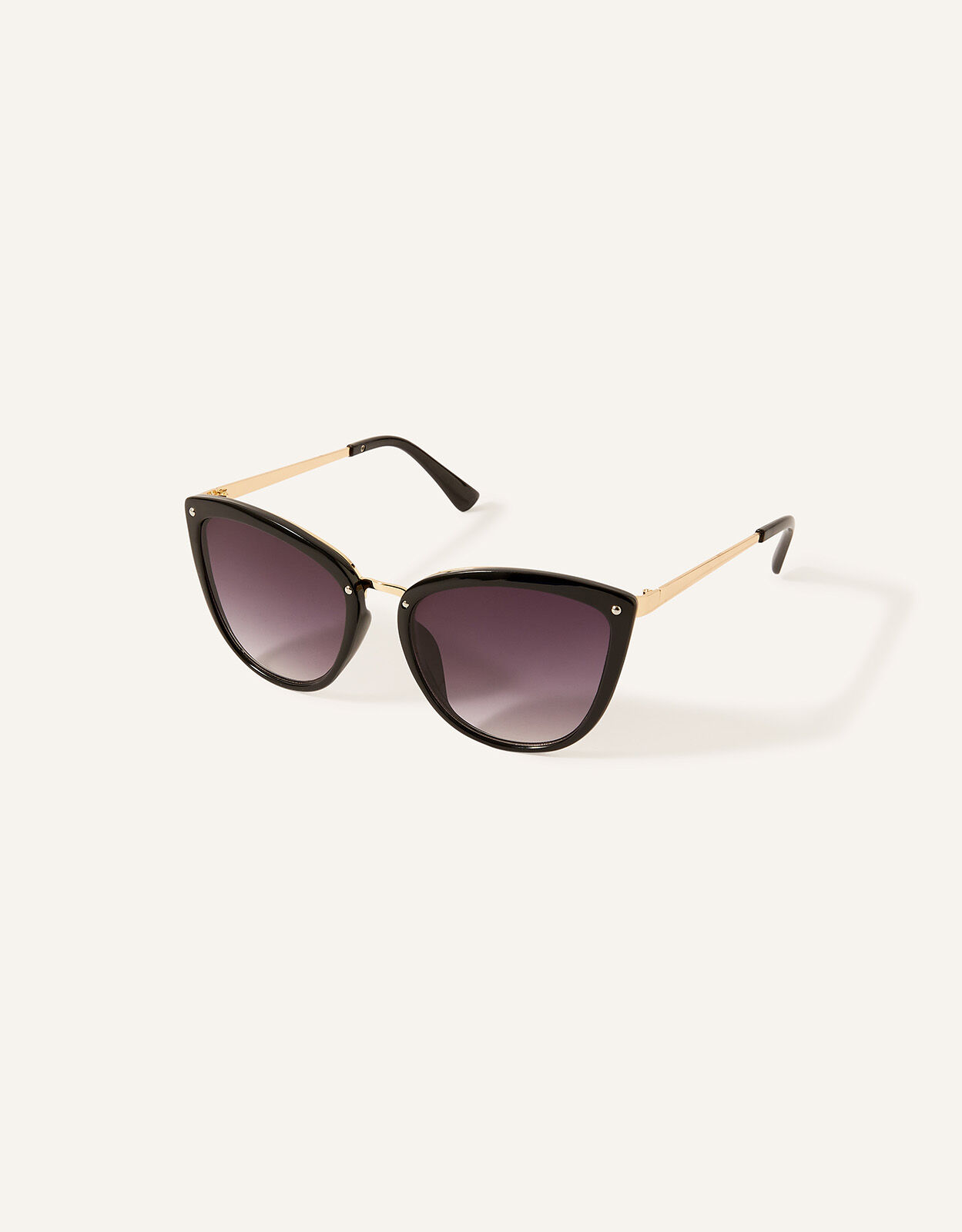 Metal cat eye sunglasses clearance