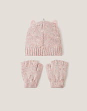 Unicorn Beanie Hat & Gloves Set, Multi (MULTI), large