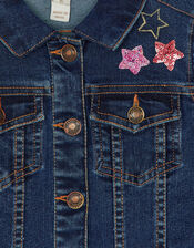 Unicorn Denim Jacket, Blue (BLUE), large