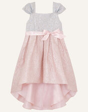 Isabelle Colourblock Jacquard Dress, Multi (MULTI), large