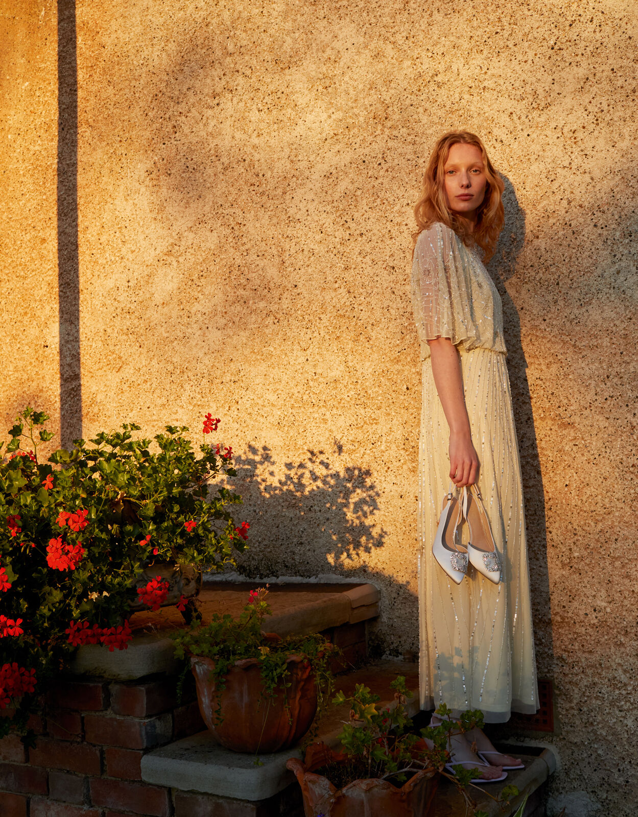 Embellished Maxi Dress in Recycled 