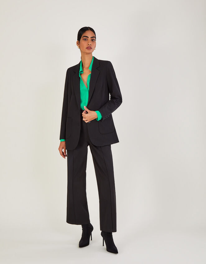 Lauren Plain Blazer, Black (BLACK), large