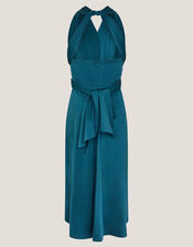 Tia Twist Prom Dress, Teal (TEAL), large