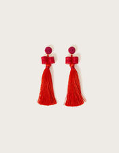 Statement Tassel Earrings, , large