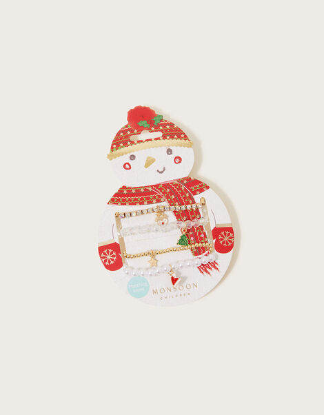 Frosty Festive Friendship Bracelets 4 Pack, , large