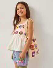 Crochet Tote Bag, , large