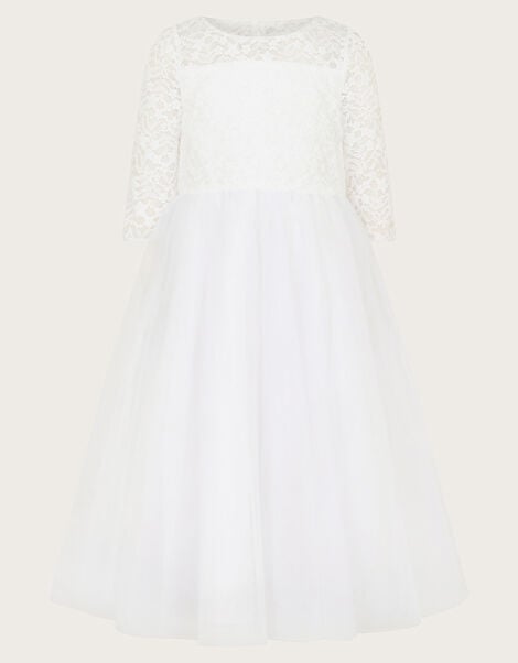Alberta Communion Maxi Dress, White (WHITE), large