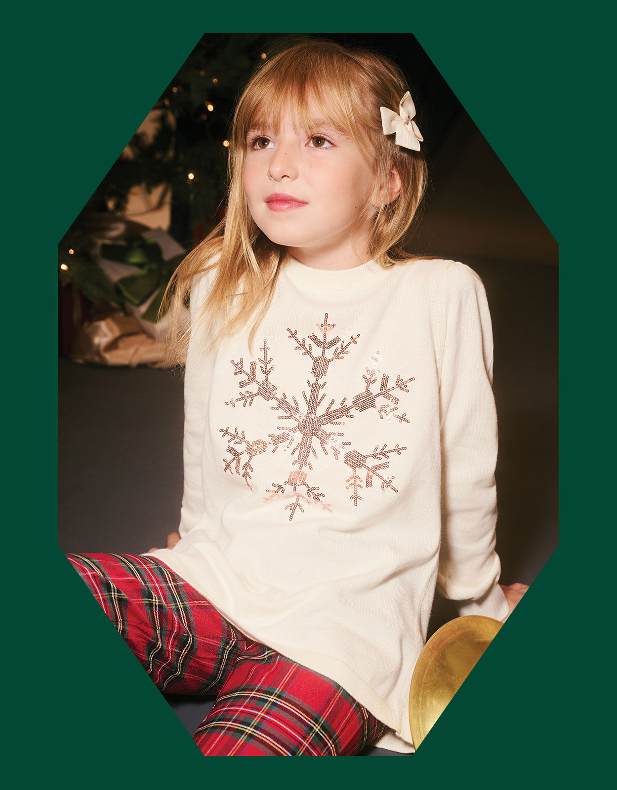 Snowflake Pull Over Jumper Ivory