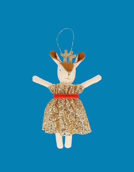 Meri Meri Mrs Reindeer Tree Decoration, , large