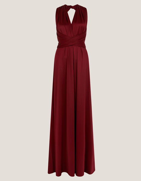 Thea Multiway Bridesmaid Dress, Red (BURGUNDY), large